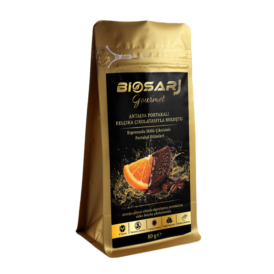 Gourmet Espressolu Sütlü Çikolatalı Portakal Dilimleri